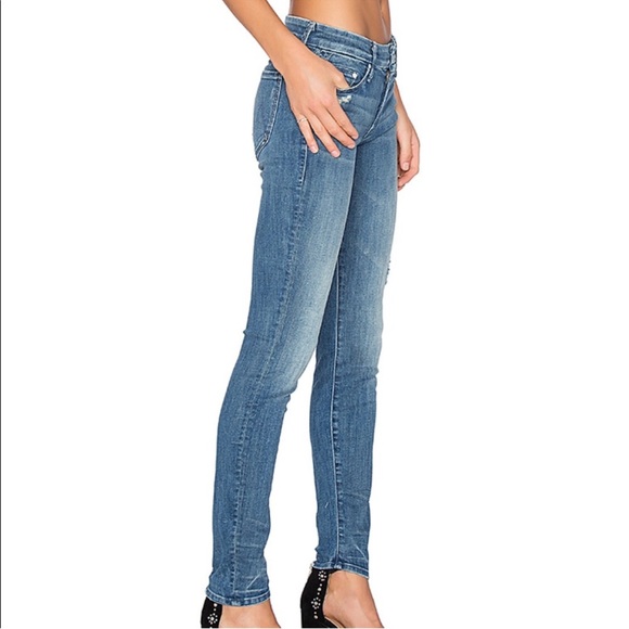 MOTHER Denim The Looker Graffiti Girl jeans sz 24 pristine - Picture 4 of 16